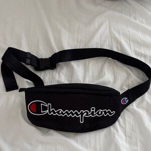 Champion Black Belt Bag with Logo